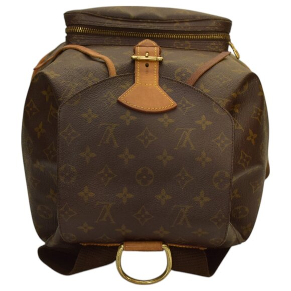 Louis Vuitton Monogram Montsouris Backpack in brown monogram canvas and natural - Picture 6 of 16